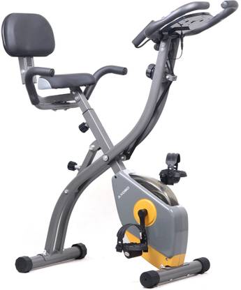 KOBO Folding Exercise Bike 3-in-1 Folding Indoor Recumbent Cycle X-Bike Folding Bike Exercise Bike