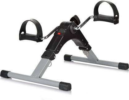 CRAZYABBS Mini Cycle Pedal Exerciser with Adjustable Resistance and Digital Display Folding Bike Exercise Bike