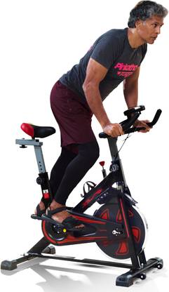 Lifelong LLF199 Fit Pro Exercise Spin Bike Upright Stationary Exercise Bike