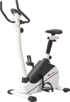 Powermax Fitness BU-610 Magnetic Upright Bike with LCD Display Upright Stationary Exercise Bike