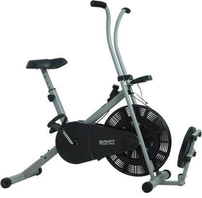 BIONFIT Fixed Handle Exercise Fitness Cycle, Air Bike for Home Gym with Tummy Twister Indoor Cycles Exercise Bike