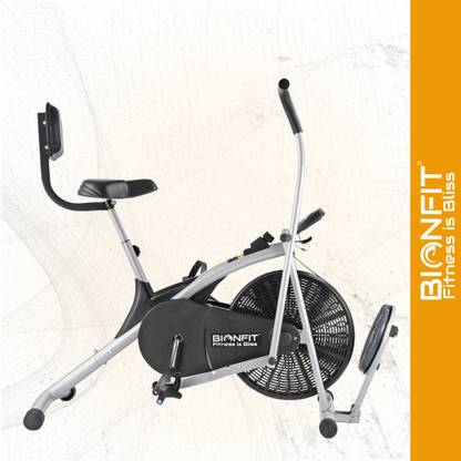 BIONFIT Pro Gym Cycle For Home Gym, Air Bike Curved Moving with Twister & Back Support Indoor Cycles Exercise Bike
