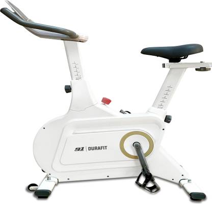Durafit Pacer Pro 8 Kg Fly wheel | 5 Level Magnetic Resistance | 120 Kg user weight Recumbent Stationary Exercise Bike