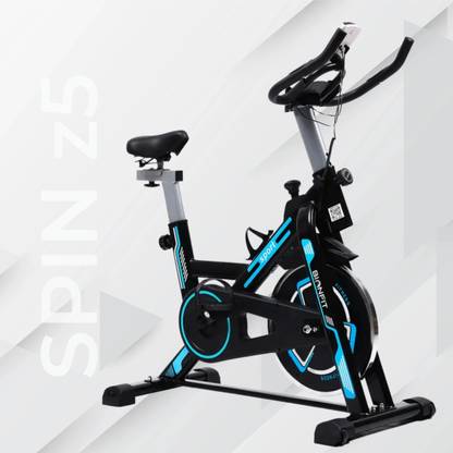 BIONFIT Gym Cycle Spin z5 for Home Cardio, Fat Loss, 6 Kg Flywheel, Friction Resistance Spinner Exercise Bike