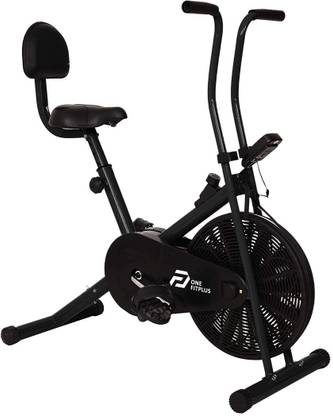 वनफिटप्लस OFP-1001 Static Handle & Backrest with Diet Plan Services & Trainer Led Sessions अपराइट स्टेशनरी एक्सरसाइज बाइक