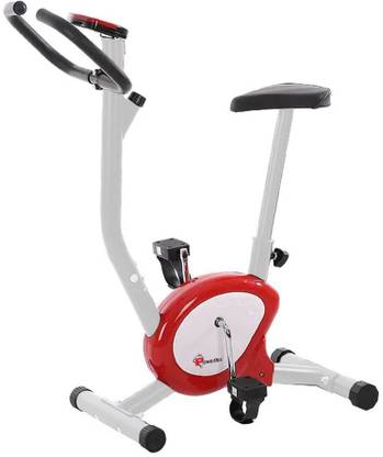 Powermax Fitness BU-200 Magnetic Upright Bike for Home Use Upright Stationary Exercise Bike