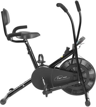 Firstchoice FC110 Air Bike Exercise Moving Stationary Handle, Back Support Folding Bike Exercise Bike