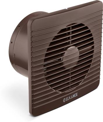ELKANCE Axial Fan Turbo Brown- High-Efficiency Airflow, Durable Construction, AC-Powered 150 mm Exhaust Fan