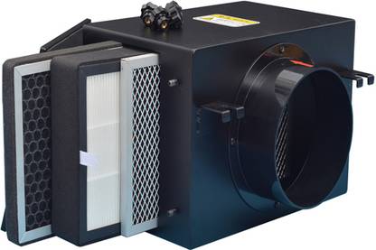 ASTBERG VENTILATION Astberg Air Purification Box 3 Layer Filtration PRE-HEPA-CARBON 200 mm Exhaust Fan
