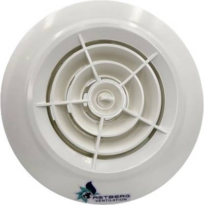 ASTBERG VENTILATION Astberg Rotating Grill Diffuser Ducting Cover/Exhaust Supply Ceiling 150 mm Exhaust Fan