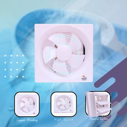 SUMMER SWING INDIA WHITE 8 INCH Ventilation Exhaust Fan 200 mm Exhaust Fan