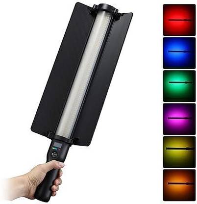 GODOX LC500R RGB LED 2500K-8500K with Two Way Barndoor(Remote Not Included) Adjustable Macro Extension Tube