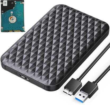 ULTRABYTES 1 TB External Hard Disk Drive (HDD)  (Black)