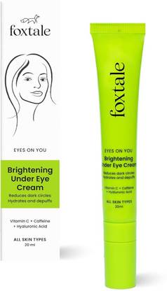 Foxtale Brightening Under Eye Cream Reduce Dark Circle & Puffy Eye & Brighten