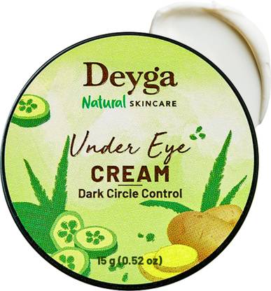 Deyga Under Eye Cream (15g) Lightens Dark Circles | Reduces Puffiness | Chemical-free