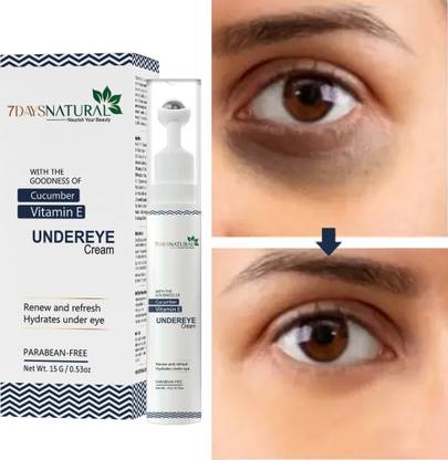 7 Days Natural Bright Under Eye Cream, Fades Dark Circle & Pigmentation
