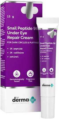 The Derma Co Snail Peptide 96 Under Eye Repair Cream with Snail Mucin & Peptide Complex