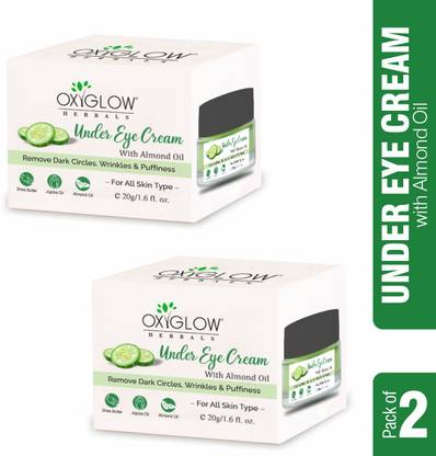 oxy glow herbals Under Eye Cream|Remove Dark Circles|Wrinkles & Puffiness|Almond Oil