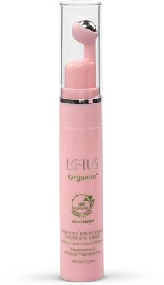 Lotus Organics+ Precious Brightening Under Eye Cream | Reduces Dark Circles & Puffiness