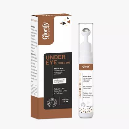 Glorify Under Eye Roll-On for Reducing Dark Circles, Fine Lines ? 15ml