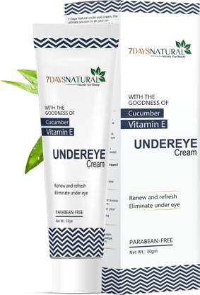 7days natural Under Eye Cream for Dark Circles, Fine Lines under eye darkness cream