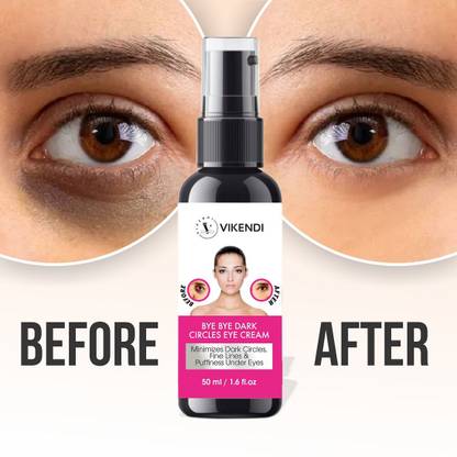 विकेंदी Under Eye Cream With goodness of potato & Papaya for Dark Circles , Fine lines