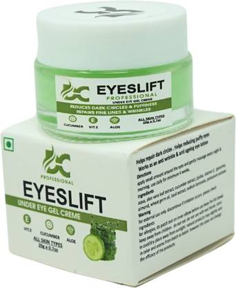 DC PROFESSIONAL Under Eye Cream Gel for Dark Circles, Puffy Eyes, Wrinkles & Removal