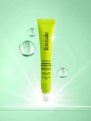 Foxtale Brightening Under Eye Cream Reduce Dark Circle & Puffy Eye & Brighten