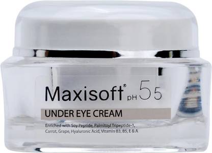 Maxisoft Under Eye Cream 30 gm | With Almond Oil & Butters | Mineral Oil Free