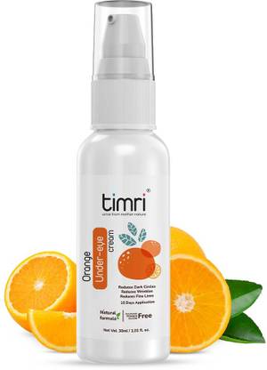 Timri Orange Under Eye Cream to Remove Dark Circles, Active Orange & Lemon Power