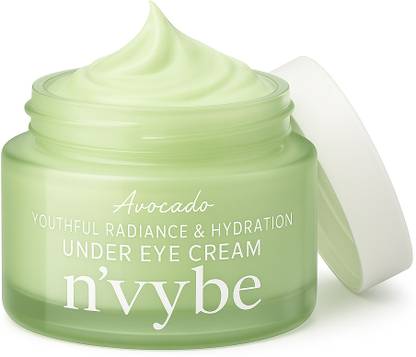 n’vybe Avocado Under Eye Cream for Dark Circles, Puffy Eyes, Wrinkles for Women & Men