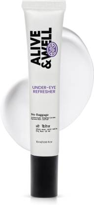Alive & Well No Baggage Under Eye Cream Gel, Built-in Cooling Massage Applicator