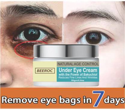 BEEROC Under Eye Cream, Dark Circle Remover Cream - Minimizes Darkened