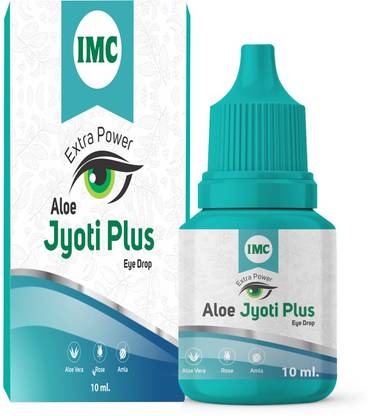 IMC Aloe Jyoti Plus Extra Power | Clean, Healthy Eyes, Pollution Protection | Eye Drops