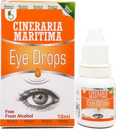 BHARGAVA Bhargava Cineraria Maritima for Clear Vision, Moisture & Relief Homeopathic Eye Drops