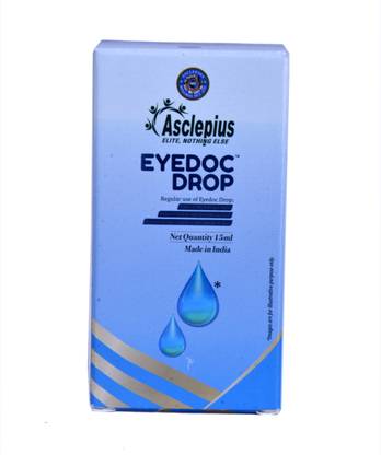 Asclepius wellness Eyedoc Drop Natural Eye Care with Rose Petals, Honey & Herbal Blends Eye Drops