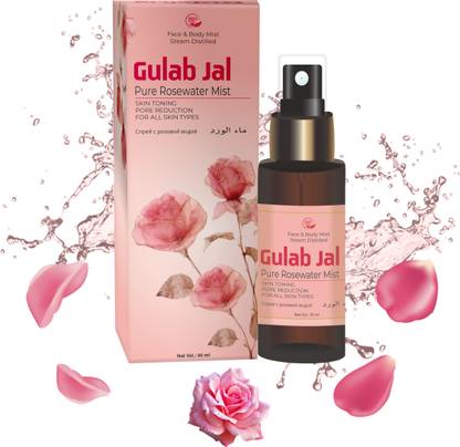 Al-Shams Gulab Jal Rosewater Face&Body Mist| Skin Toning Pore Reduction Hydrating & Glow| Eye Drops