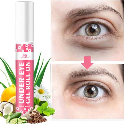 INTIMIFY Under Eye Gel with Cucumber & Aloe vera, For Dark Circles, Wrinkles, Puffiness