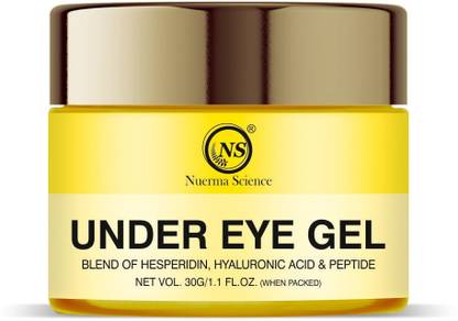 Nuerma Science Under Eye Gel for Reduce Dark Circles, Wrinkles, Fine Lines & Lightens Skin Tone