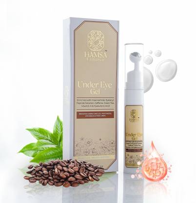 Hamsa Radiance Under Eye Cream Gel(15 gm) for Dark Circles, Puffiness & Fine Lines
