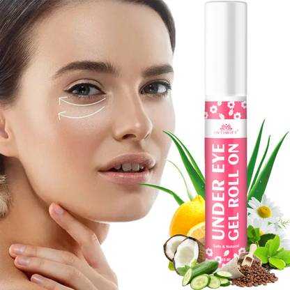 INTIMIFY Under Eye Gel For Dark Circles, With Cucumber & Aloe vera For Women & Men