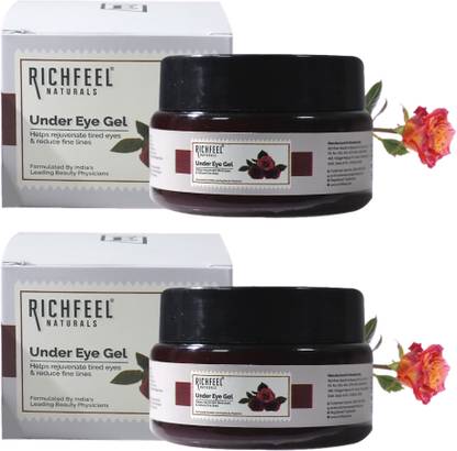 RICHFEEL Under Eye Gel 50 Gms Pack of 2