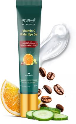 Biofresh Vitamin C Under Eye Gel Contain Caffeine & Cucumber for Puffiness & Dark Circles