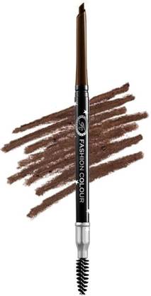 FASHION COLOUR INTENSIFYING FILL-IN BROWLINER EYELINER Pencil I WATERPROOF, ALL DAY LONG, NATURAL MATTE FINISH,DERMATOLOGY TESTED EYELINER, SOFT AND SMOOTH EYEBROW Definer (02 Chocolate Brown) 3.5 g