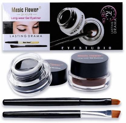 Music Flower Black Brown Soft Matte Eyeliner 6 g