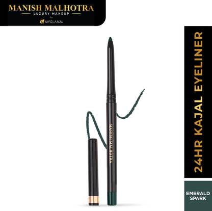 MyGlamm Manish Malhotra 24 Hr Kajal Eyeliner-Emerald Spark - 0.35 g