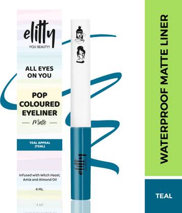 Elitty Waterproof Liquid Eyeliner | Matte Finish | Lasts Upto 12 Hours 4 ml