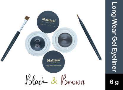 Malliao Long Wear Gel Eyeliner Shed-Black-Brown 6 g