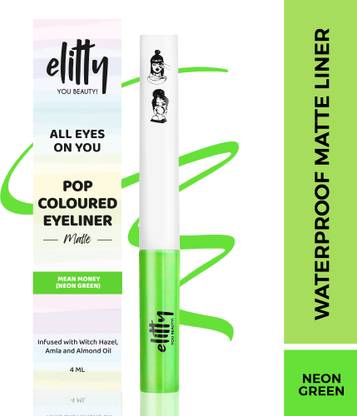 Elitty Mean Money | Waterproof Liquid Eyeliner | Matte Finish | Lasts Upto 12 Hours 4 ml