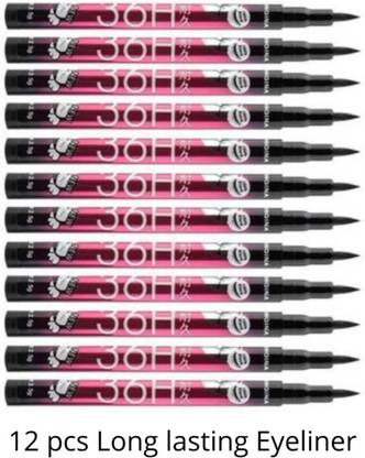 Liptick Eyeliner Waterproof Longlasting Eye liner 36H Staty (12) 36 g